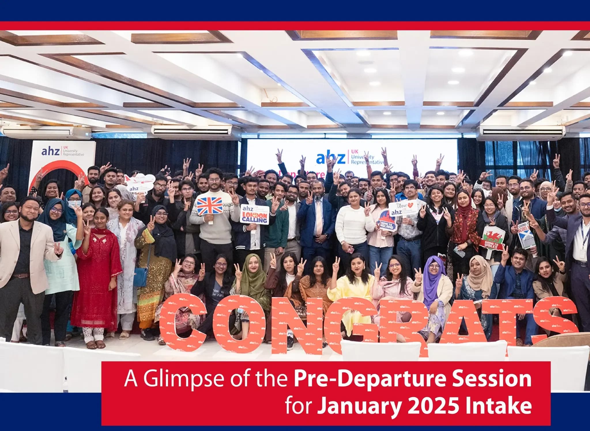 AHZ hosts special pre-departure sessions for January 2025 UK intake